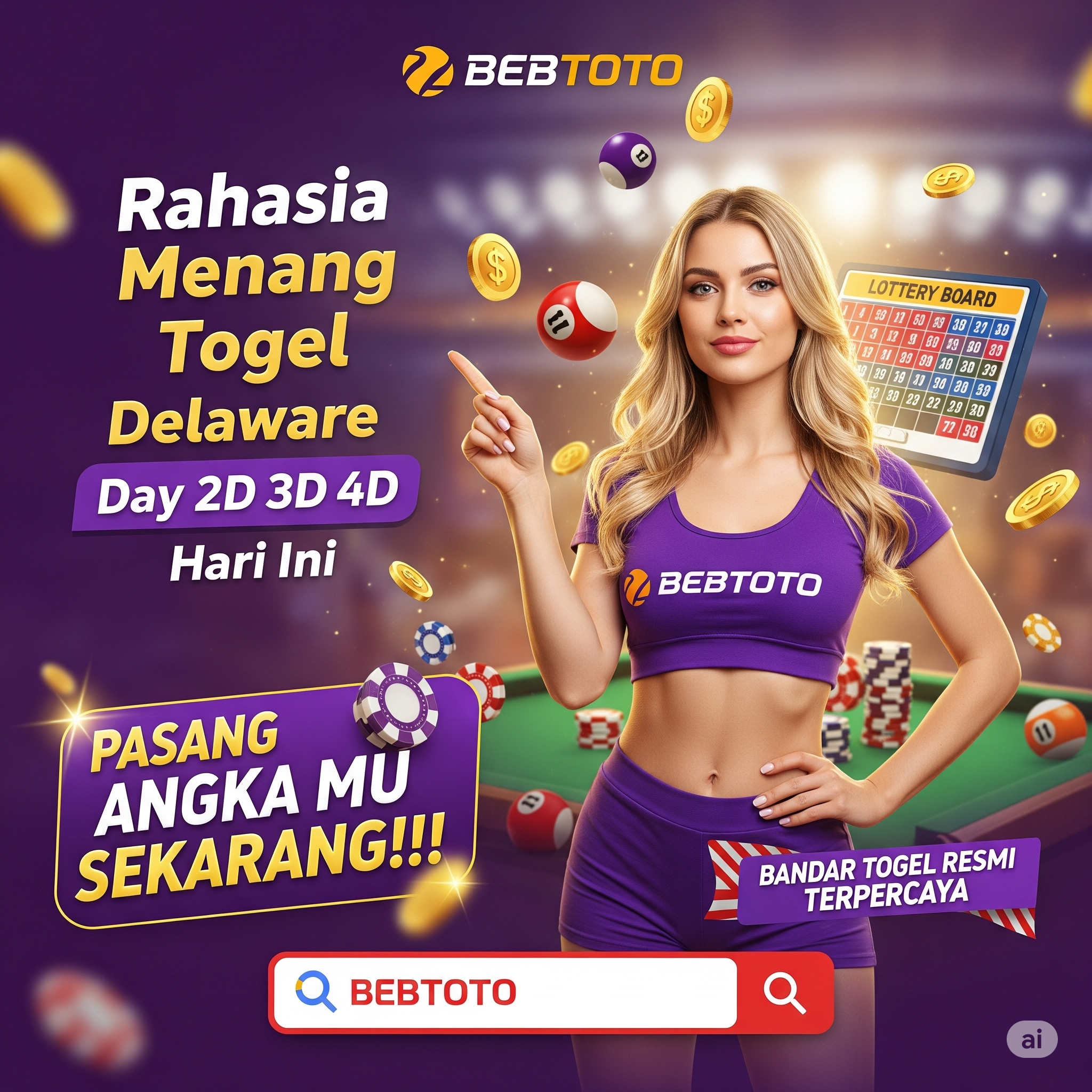 Rahasia Menang Togel Delaware Day 2D 3D 4D Hari Ini